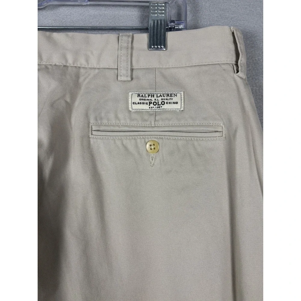 Polo Ralph Lauren Prospect Pant Chino Straight Leg 36x32 Tan Khaki